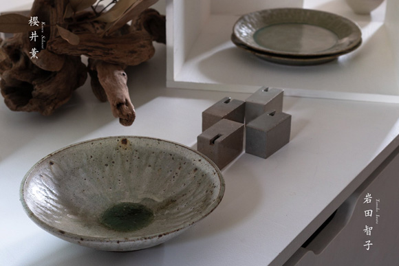 櫻井薫さん、岩田智子さんの展示作品