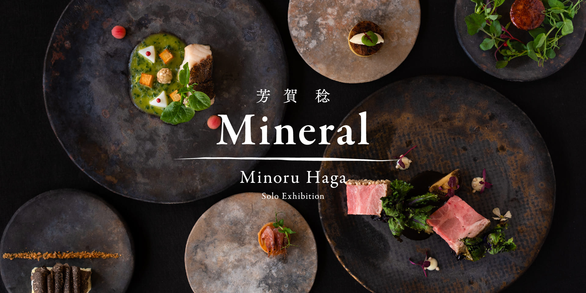 芳賀稔 個展『Mineral』