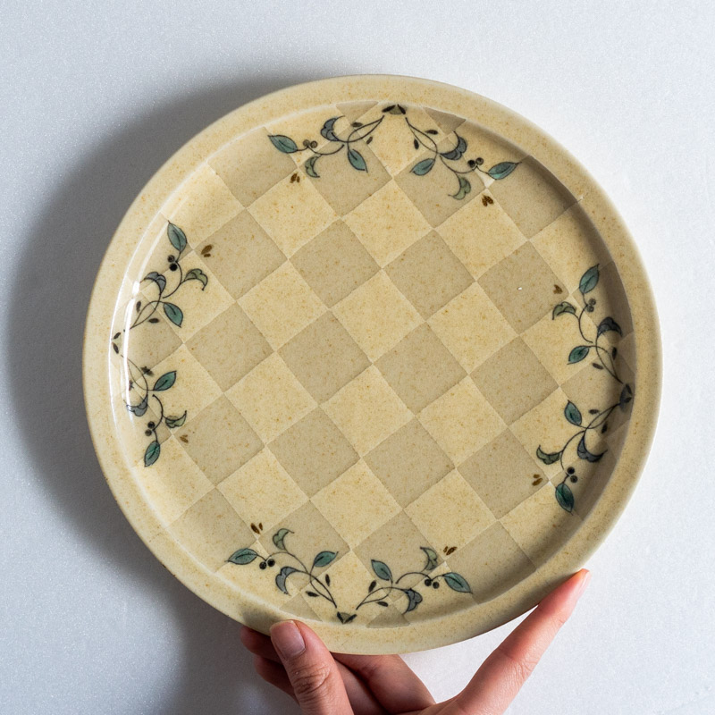 福田栄一 彩色安南 デザートプレート 大 | うつわ屋まほろ Online Shop