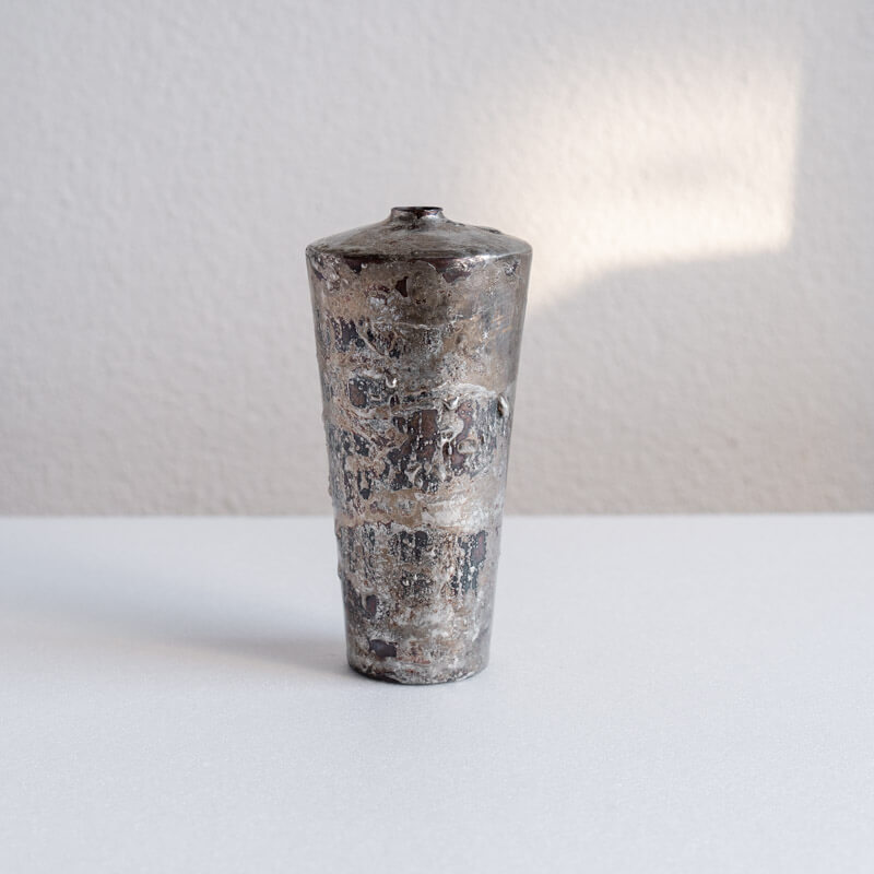 藤田永子 銅錫 花器 F | うつわ屋まほろ Online Shop